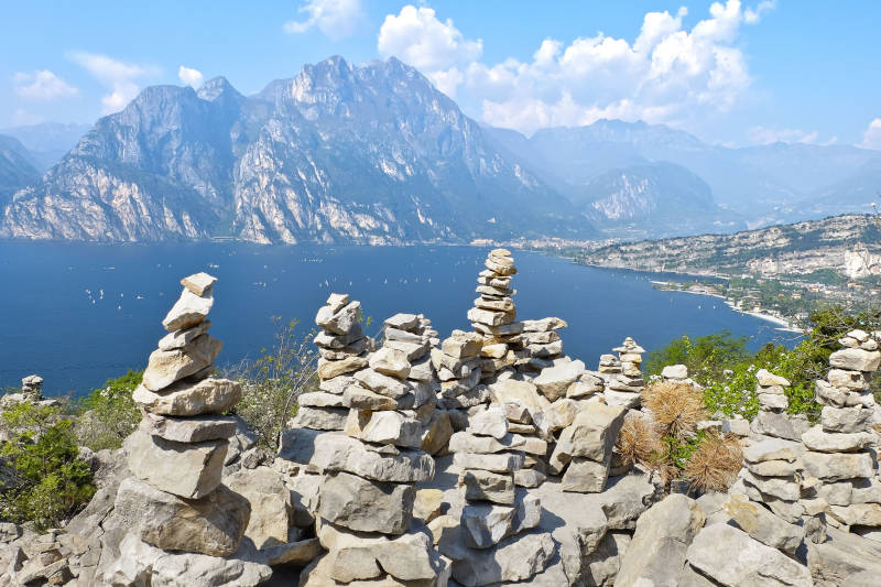 Busatte Tempesta Trail and View of Lake Garda