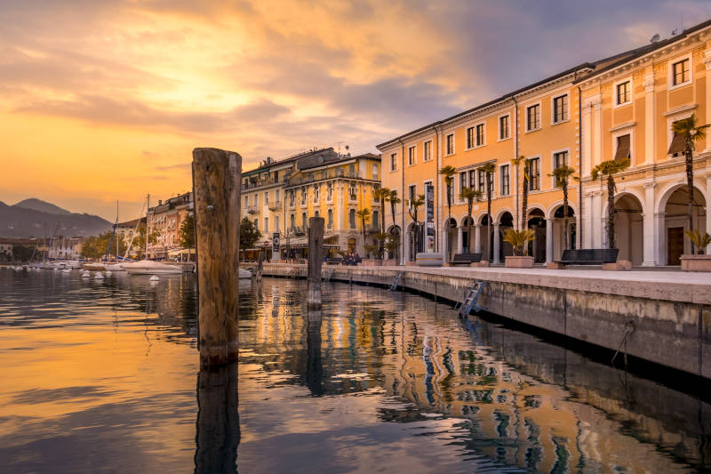 Salò Lakeside on the Lake Garda